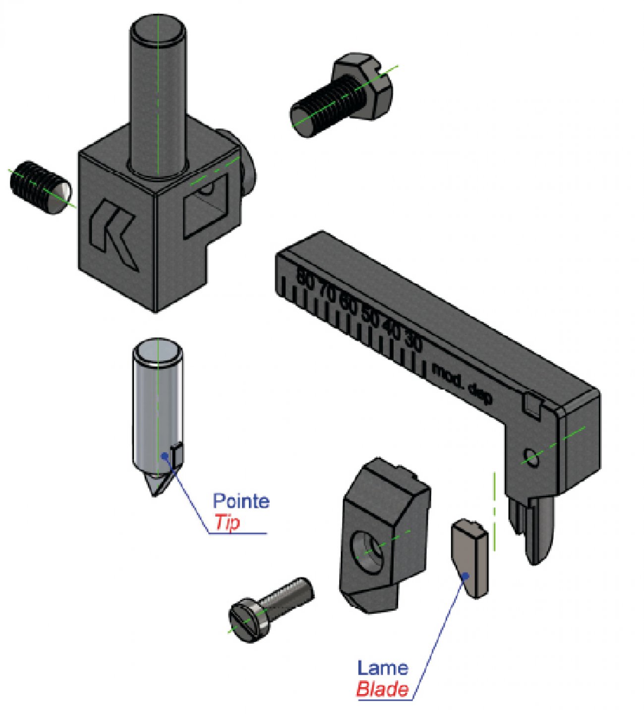 Broca de corte circular graduada 03