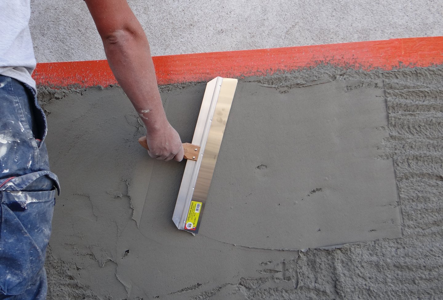 Espátula de alisado mango de madera 03