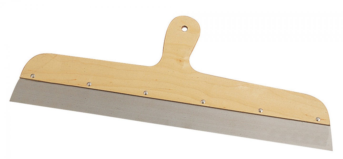 Espátula de alisado mango de madera contrachapada