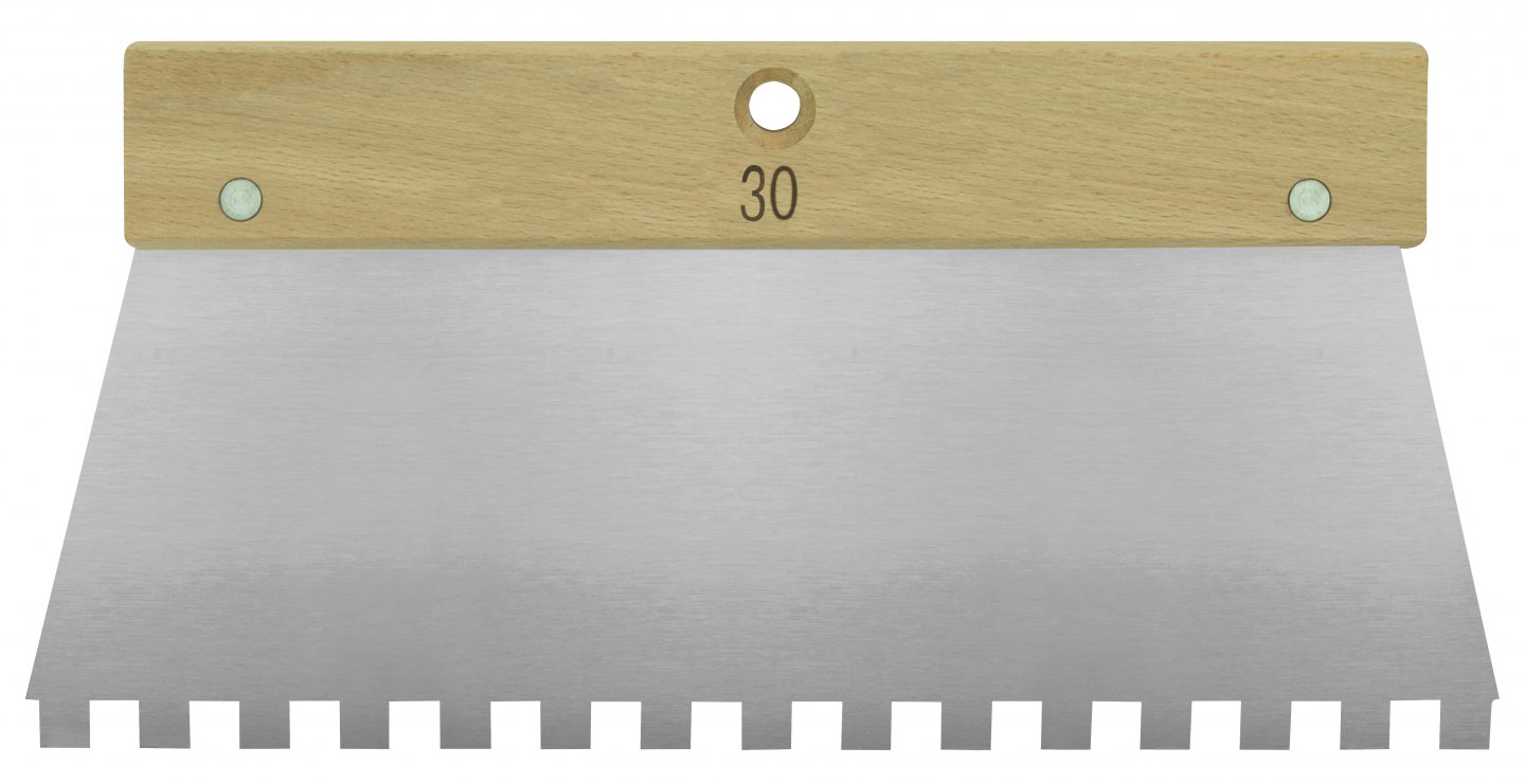 Espátula de encolar mango madera 30 cm 02