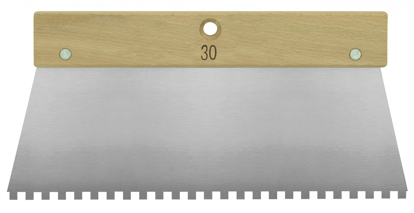 Espátula de encolar mango madera 30 cm