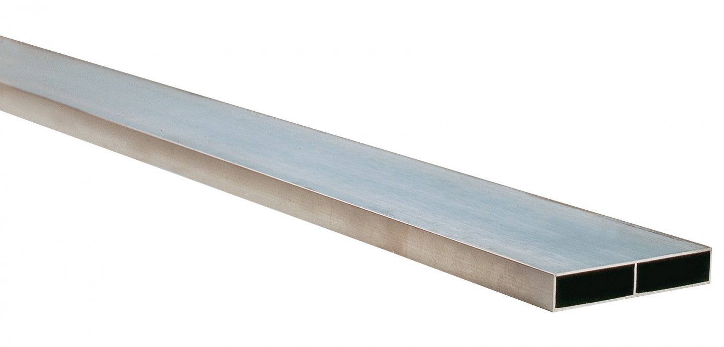 Regla de aluminio reforzada albañil
