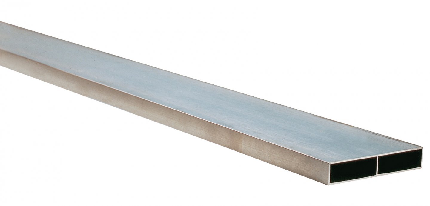 Regla de aluminio reforzada albañil
