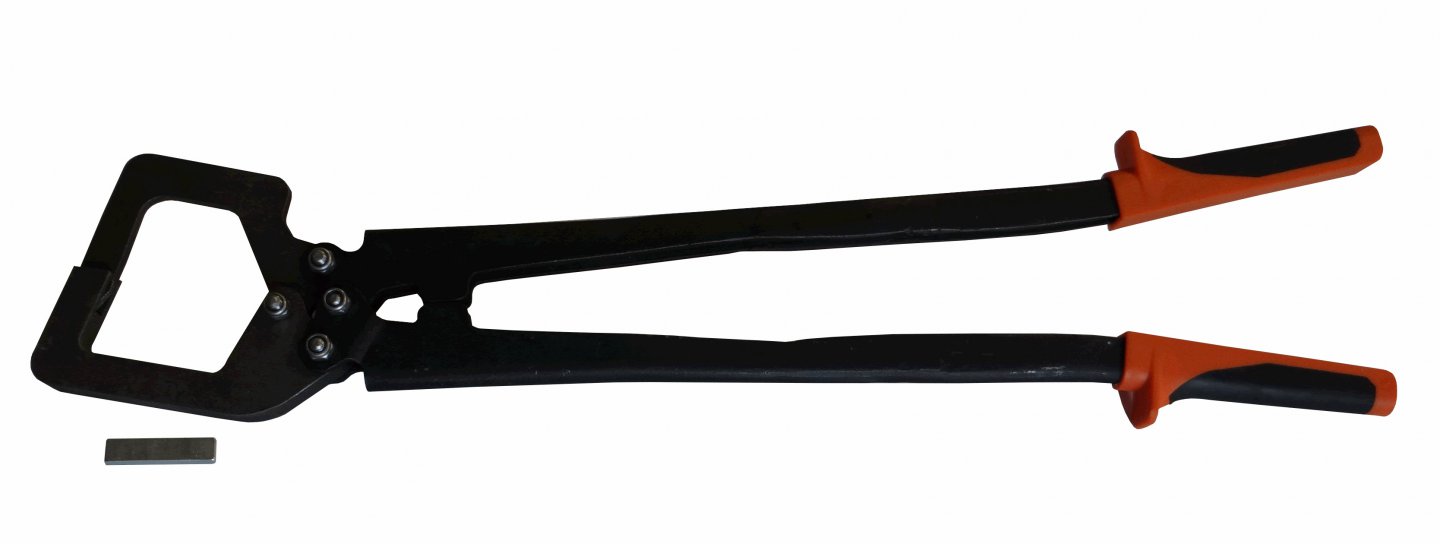 Pinza para unir canales y montantes para perfiles recto verso