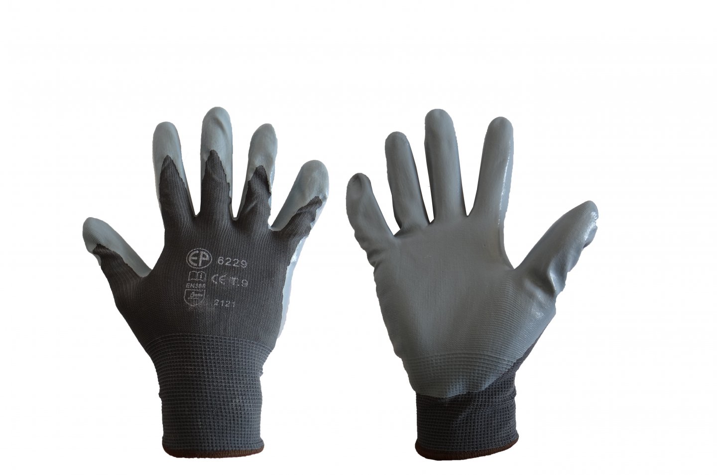 Guantes en poliamida revestimiento en nitrilo