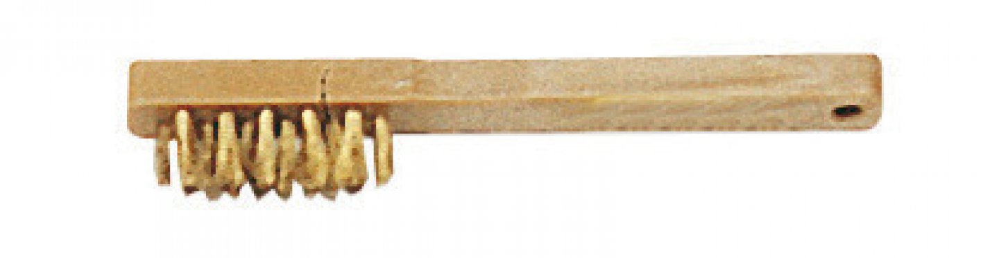 Cepillo de bujías de acero blando