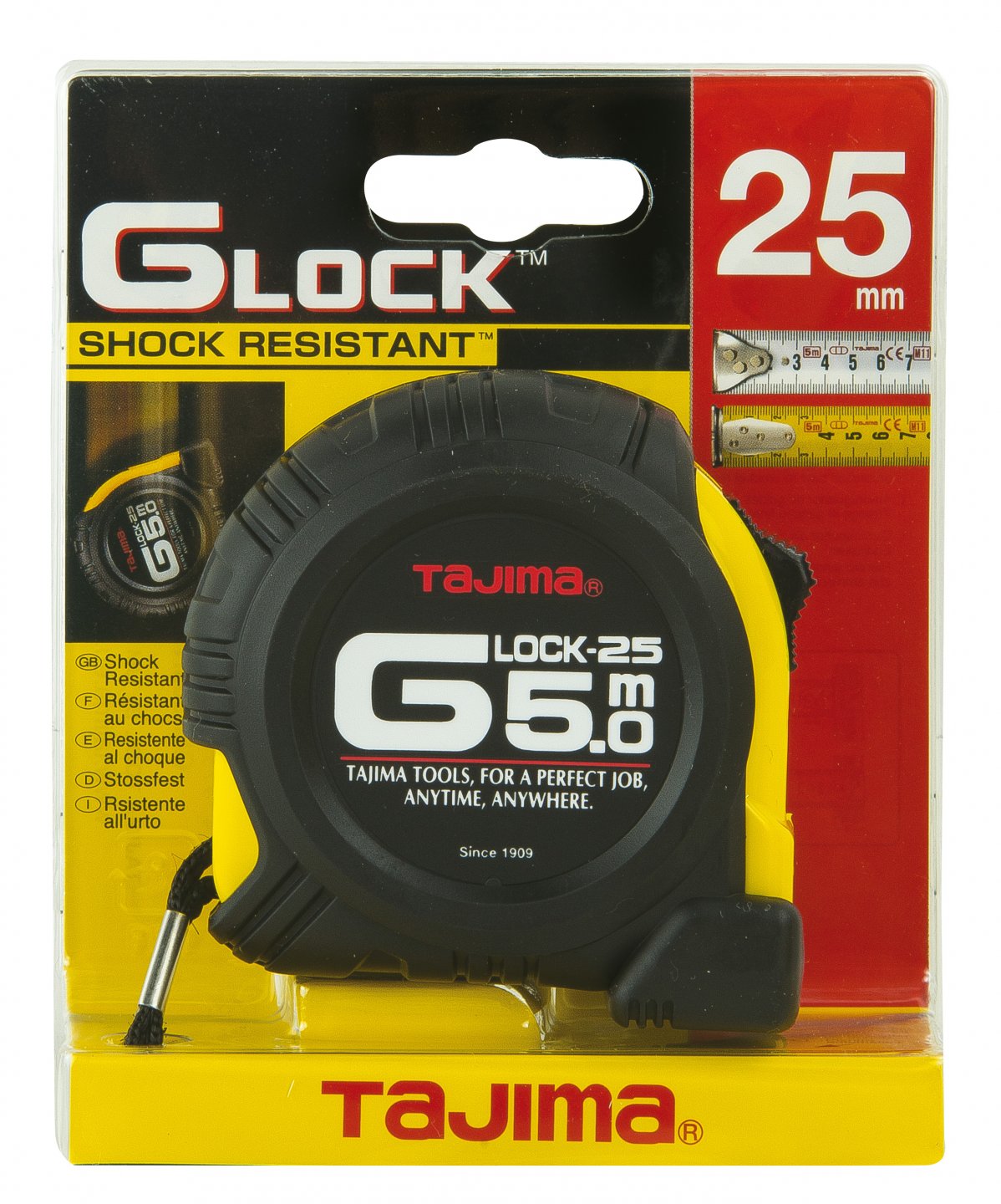 Flexómetro g-lock tajima® 02