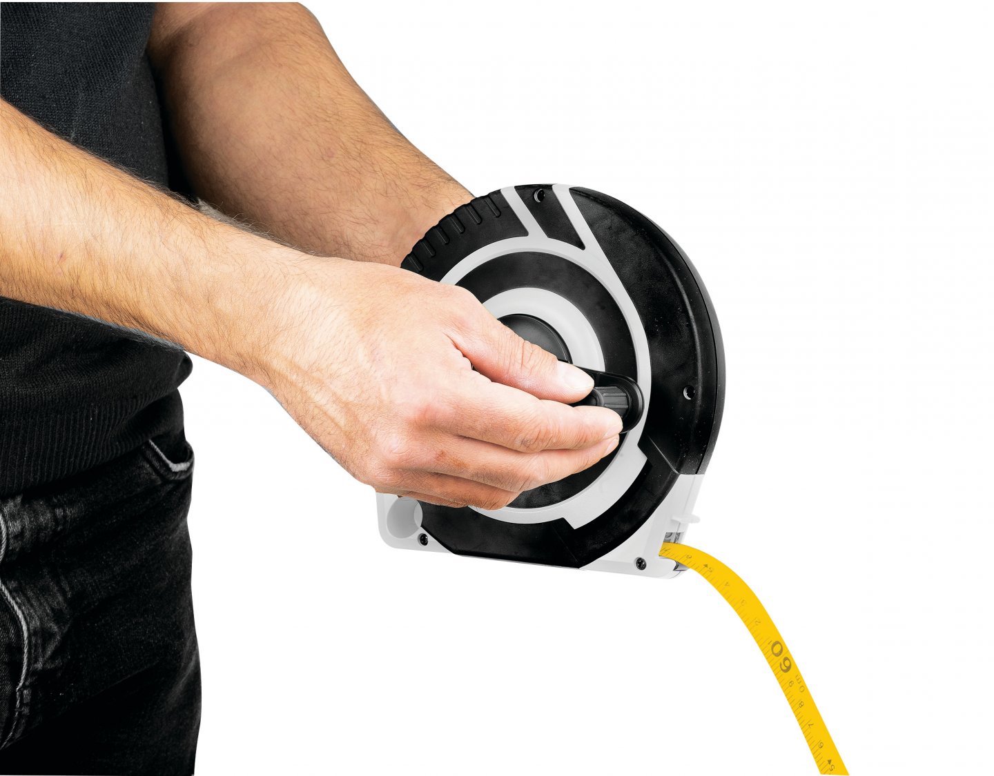 Cinta métrica con mango, fibra de vidrio 02