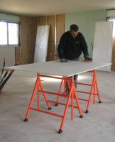 Caballete profesional ajustable, viga de madera 03