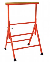 Caballete profesional ajustable, viga de madera