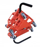Juego de 4 rodillos para muebles con soporte 02