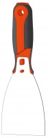 Cuchillo masilla americano mango bimaterial 02