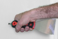 Cuchillo masilla inoxidable para enlucido mango bimaterial 02
