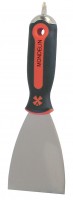 Cuchillo masilla inoxidable para enlucido mango bimaterial