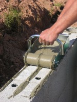 Rodillo aplicador de pegamento de hormigon para bloques de hormigon rectificado 02