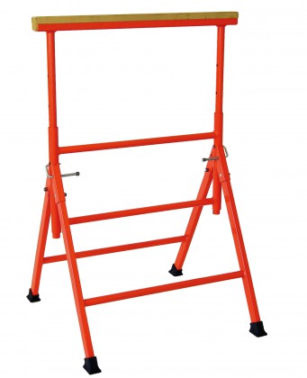 Caballete profesional ajustable, viga de madera