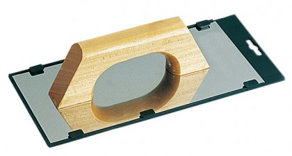 LLANA HOJA DE ACERO INOXIDABLE - ASA DE MADERA