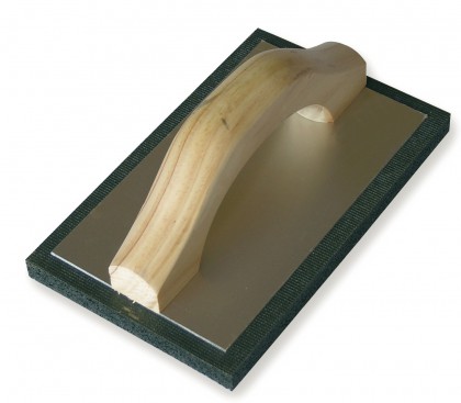 Llana de caucho mango de madera
