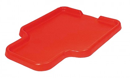 Bandeja de mezclado rectángular naranja calidad superior