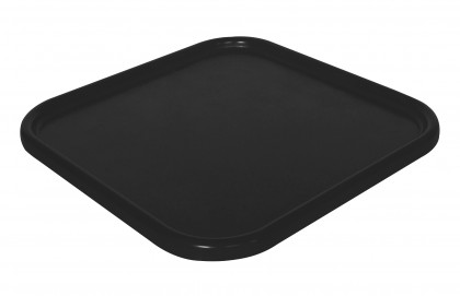 Bandeja de mezclado cuadrado negro