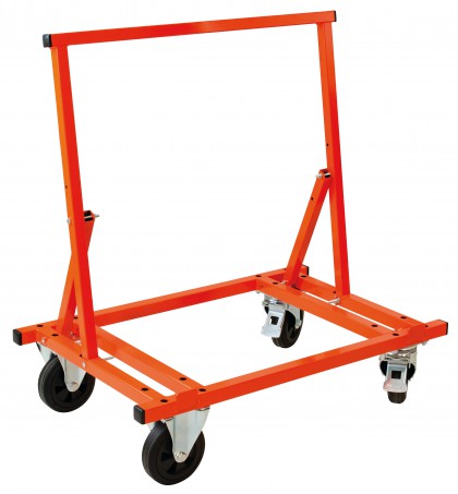 Carro porta placas de 4 ruedas plegable 450 kg