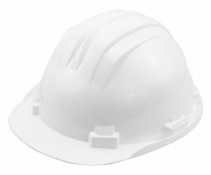 Casco de obra blanco