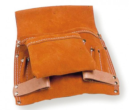Bolsa portaherramientas de cuero modelo grande