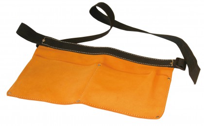 Bolsa de cuero para  clavos con cinturón