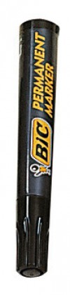 Rotulador permanente bic negro - plástico