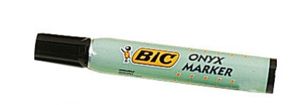 Rotulador permanente bic negro - metal
