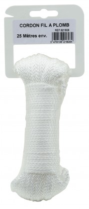 Cordón para plomada de albañil