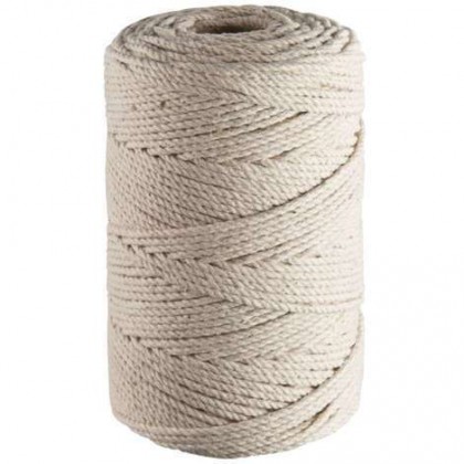 Cordón de algodón torcido en bobina